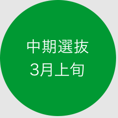 中期選抜3月上旬